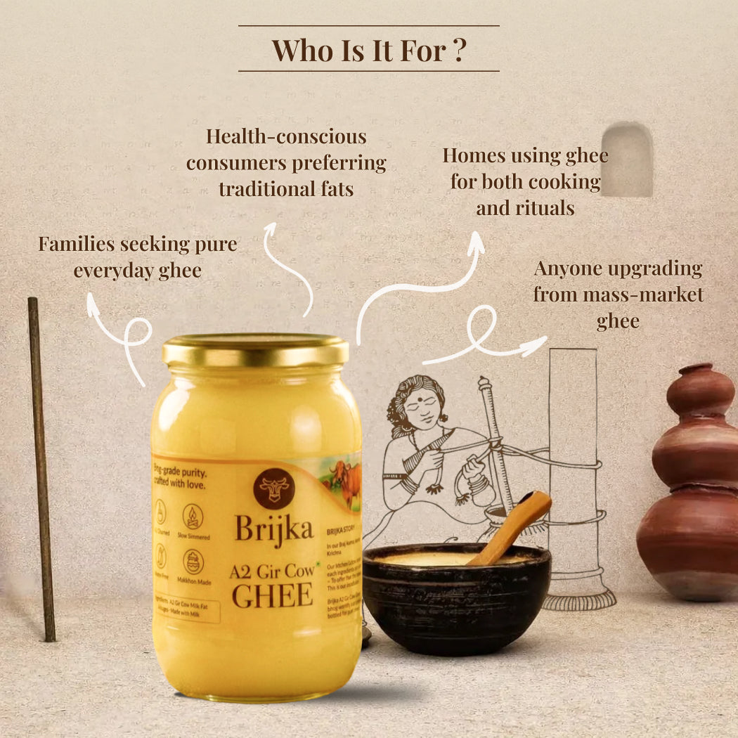 Brijka A2 Gir Cow Ghee jar
